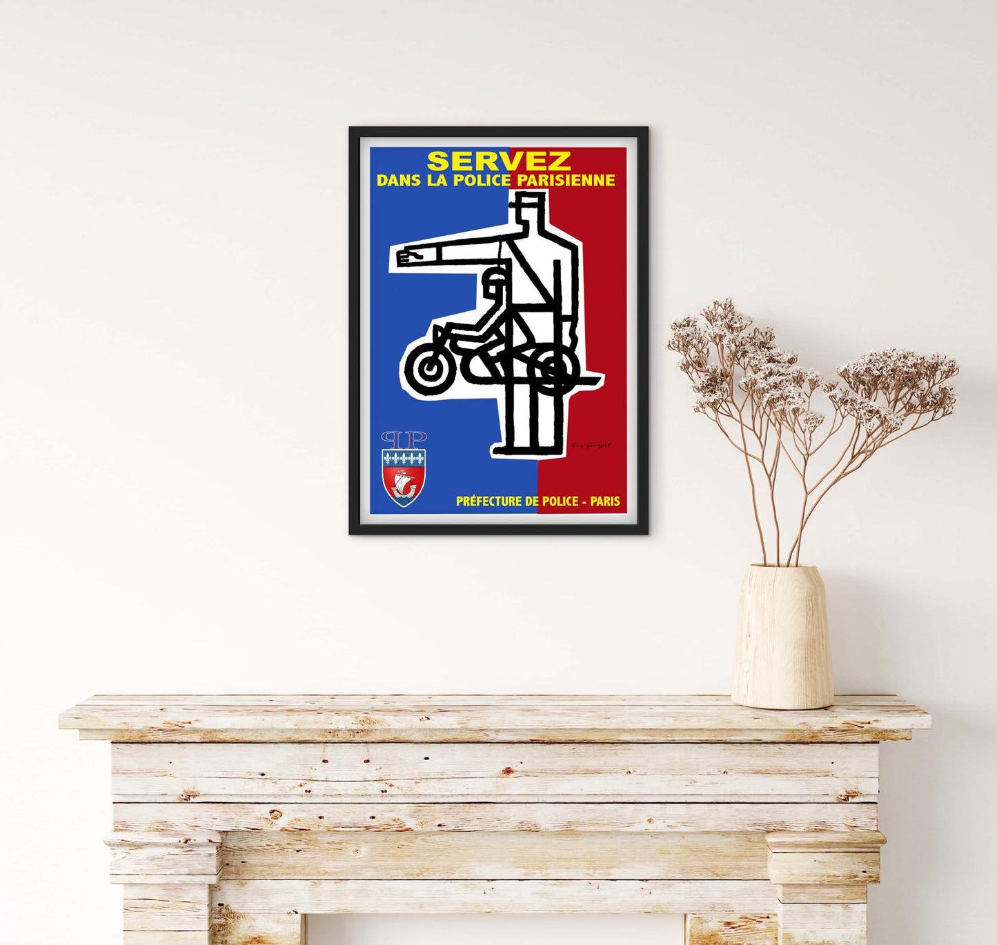 Affiche Police Paris recrutement