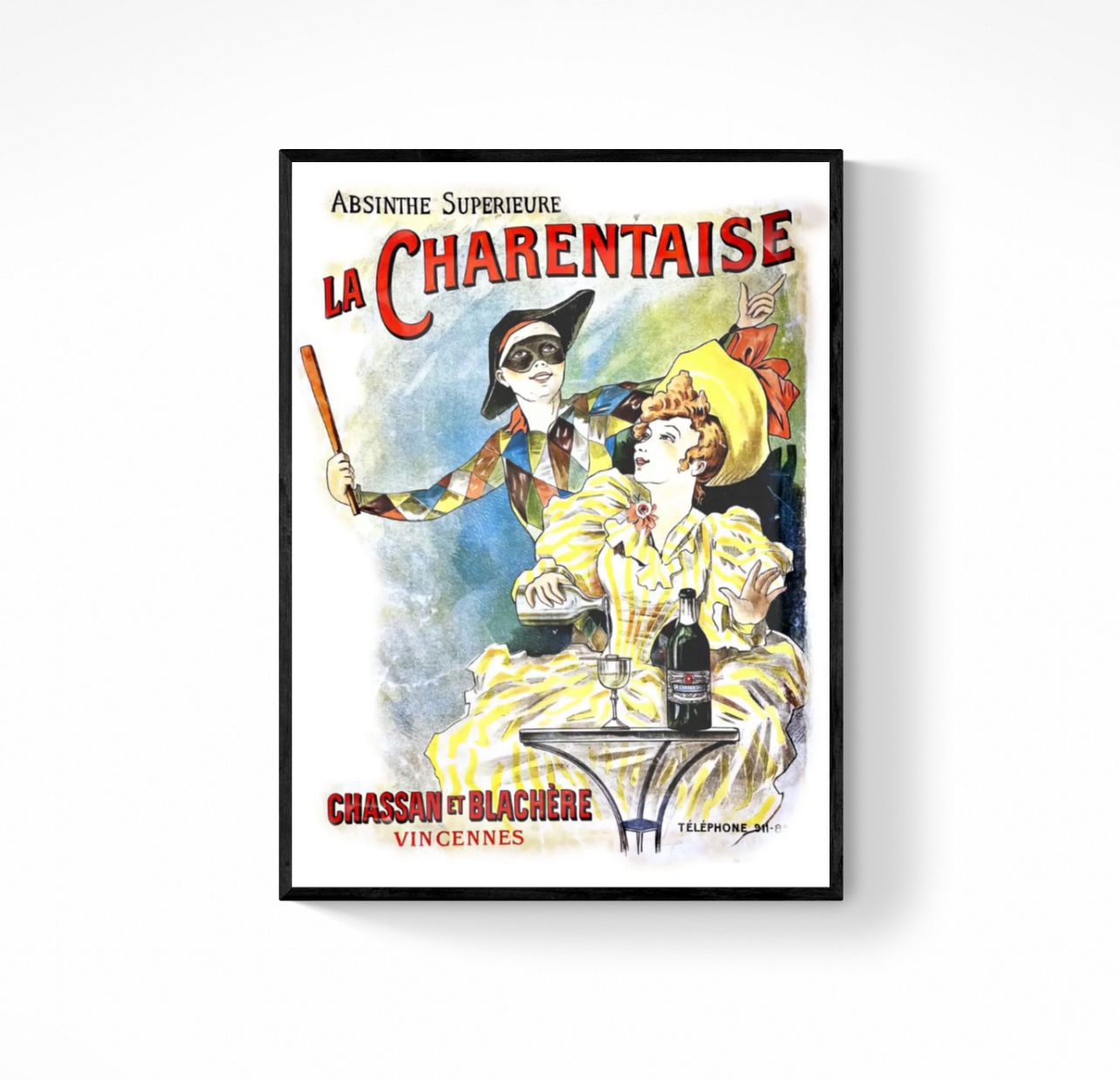 Affiche Absinthe Charentaise Vincennes