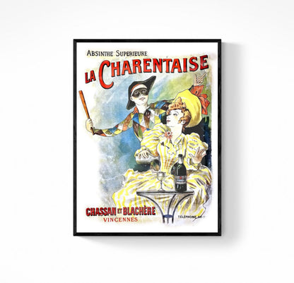 Affiche Absinthe Charentaise Vincennes