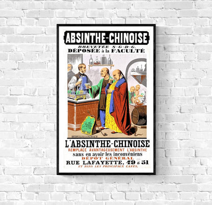 Affiche Absinthe Chinoise