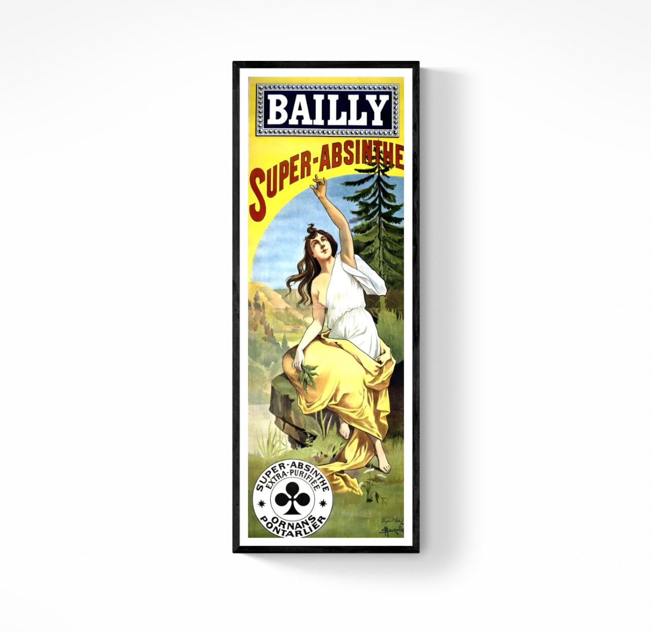 Affiche super Absinthe Bailly