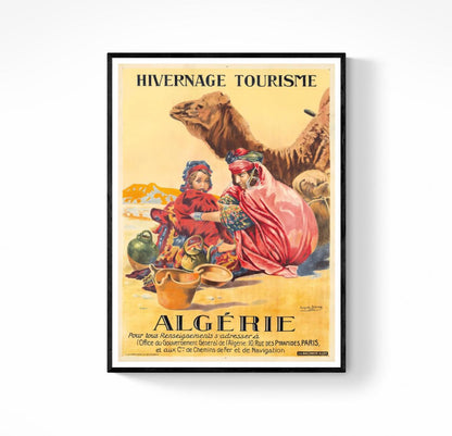 Affiche Algérie désert