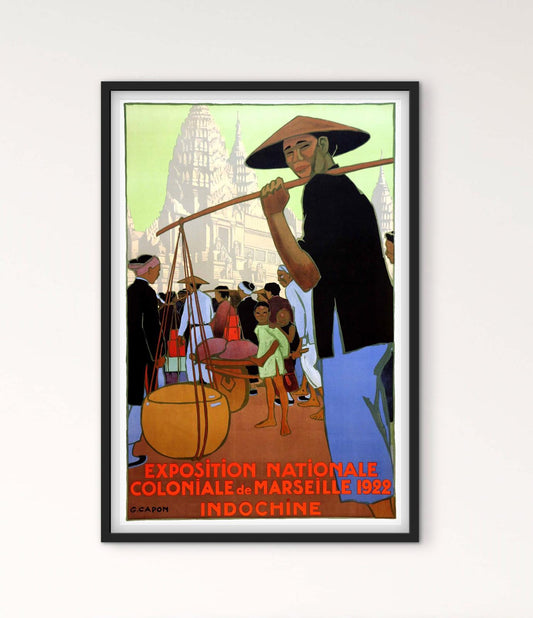 Affiche Indochine exposition coloniale Marseille 1922