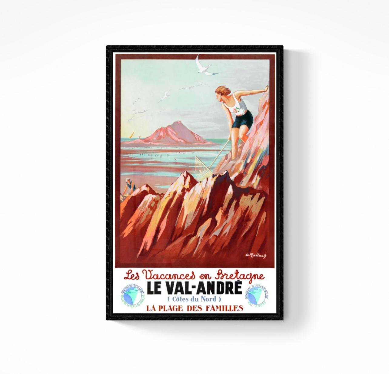 Affiche Pléneuf Val André Bretagne