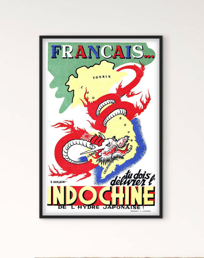 Affiche guerre d'Indochine
