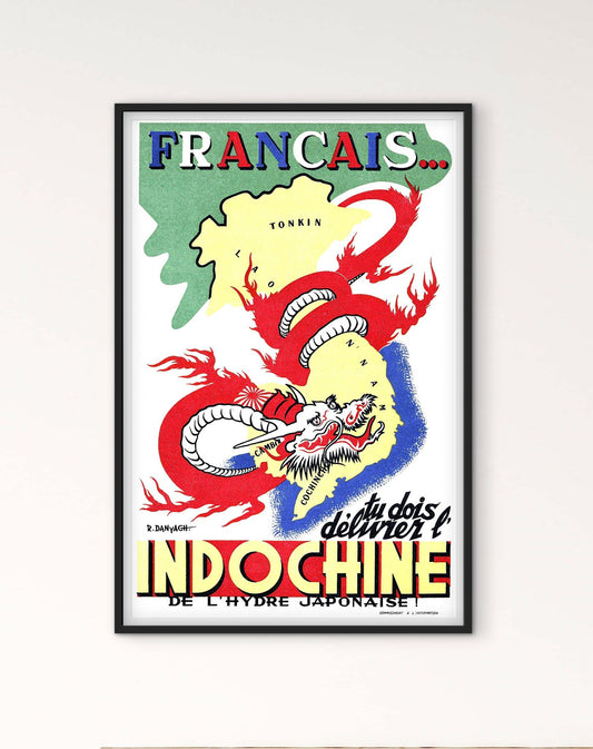 Affiche guerre d'Indochine