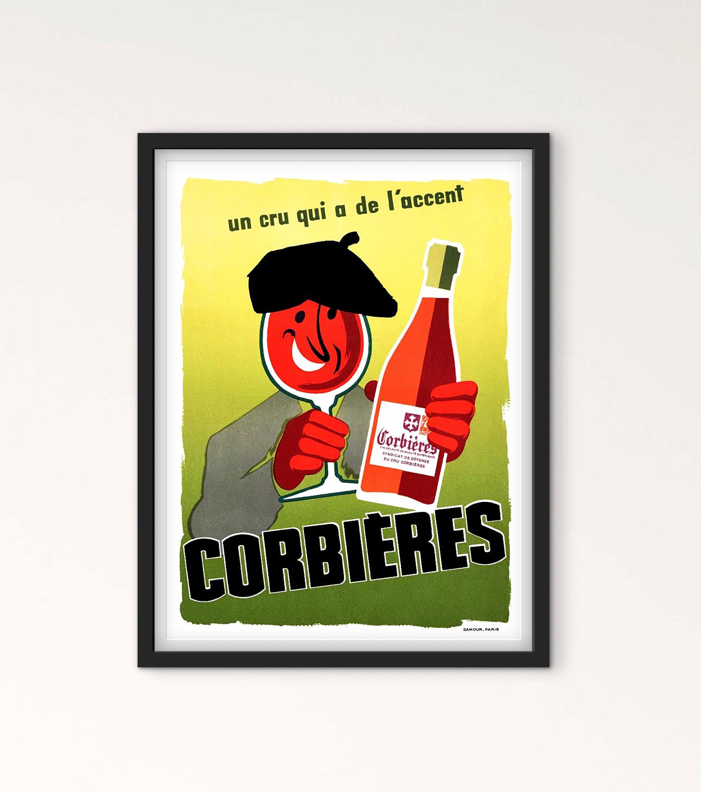 Affiche Vin Corbières