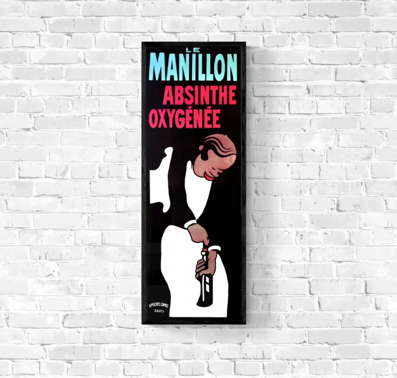 Affiche Absinthe oxygénée Manillon affichevintagefrance