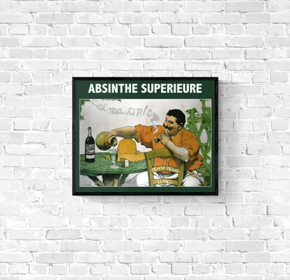 Affiche Absinthe supérieure affichevintagefrance