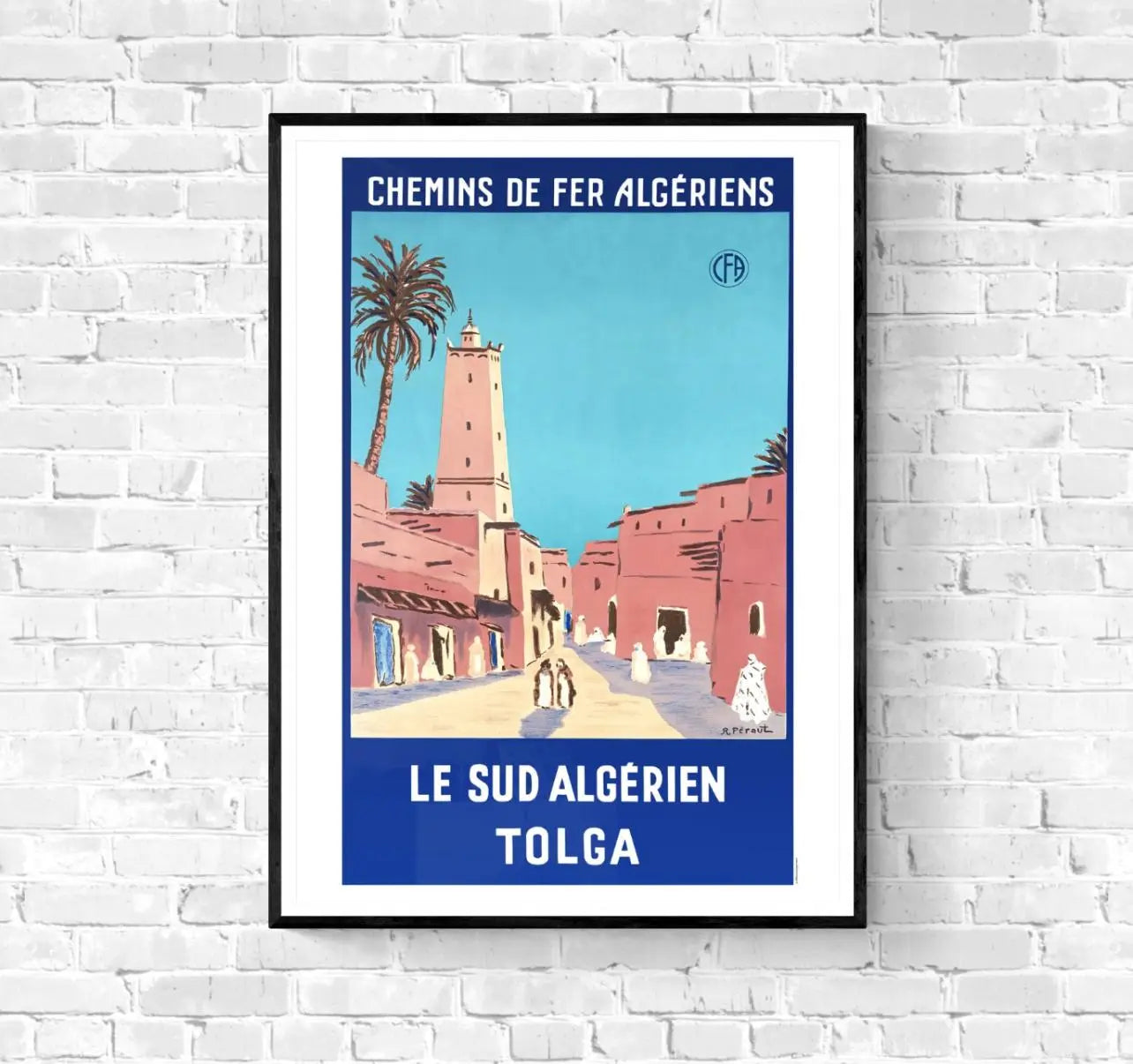 Affiche Algérie Tolga affichevintagefrance