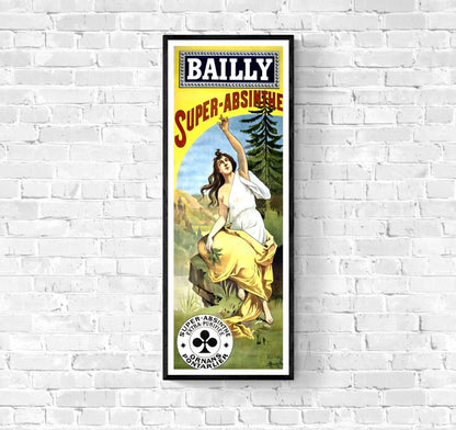 Affiche super Absinthe Bailly
