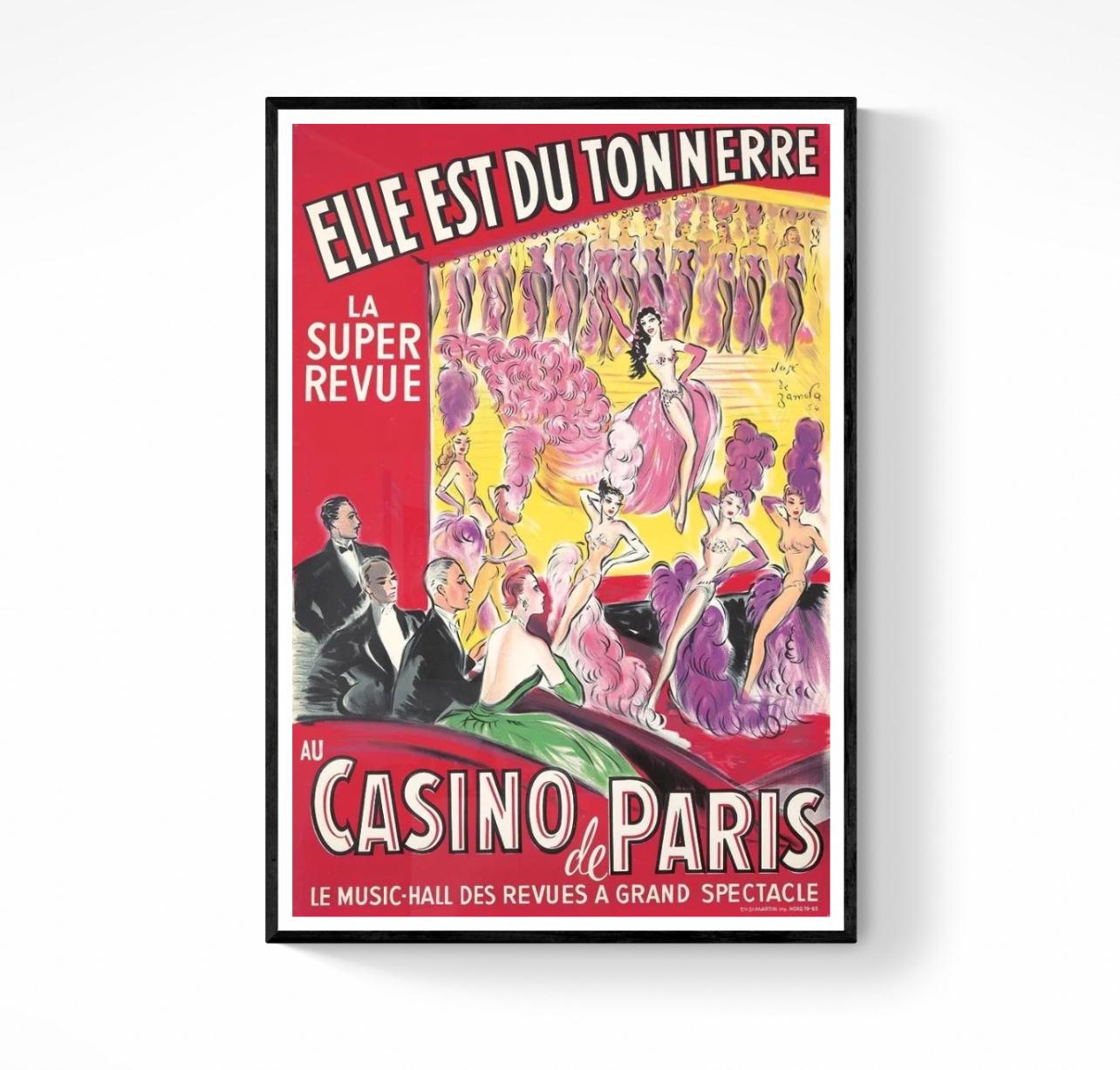 Affiche Casino de Paris