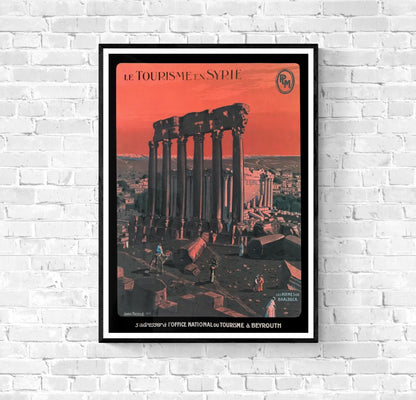 Affiche Syrie Beyrouth Liban PLM