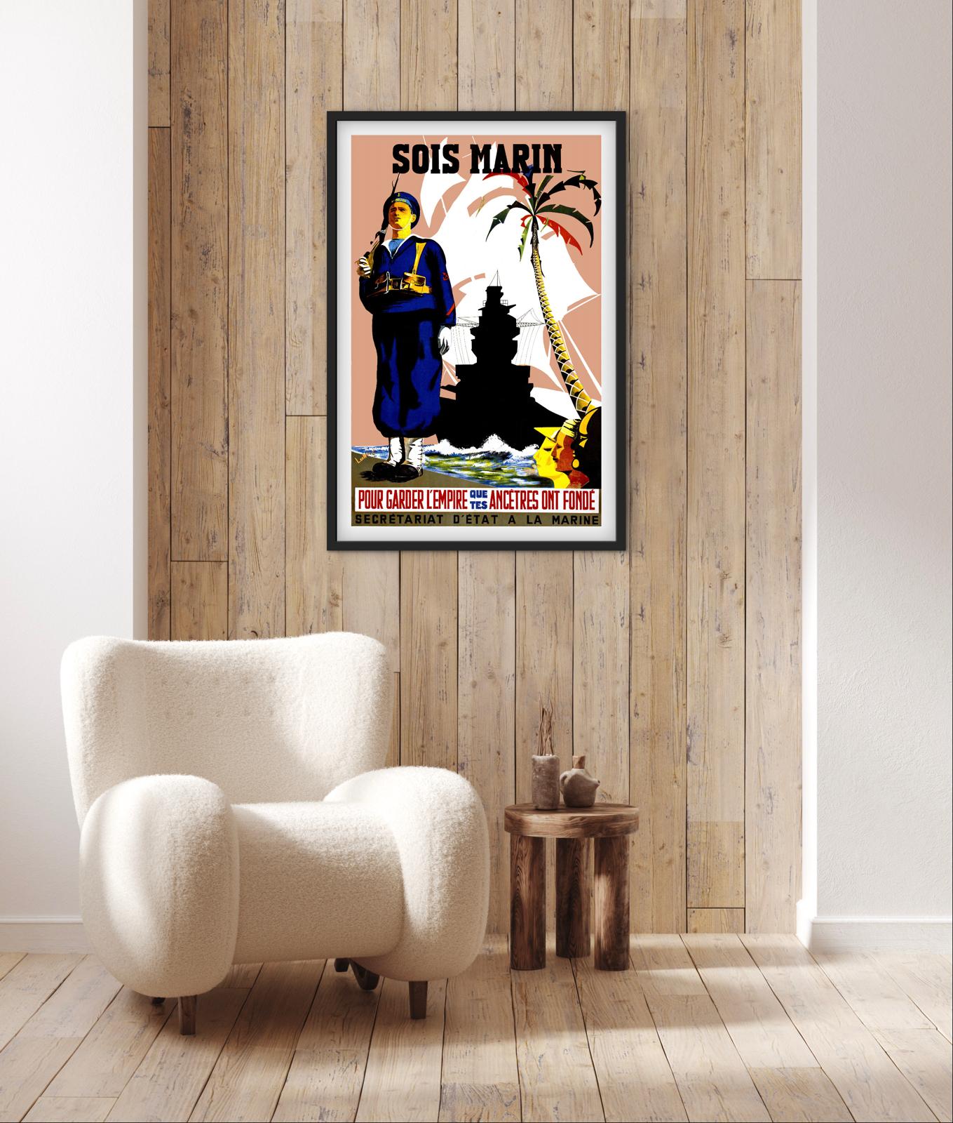 Affiche Marine Nationale sois marin