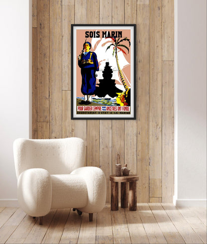 Affiche Marine Nationale sois marin