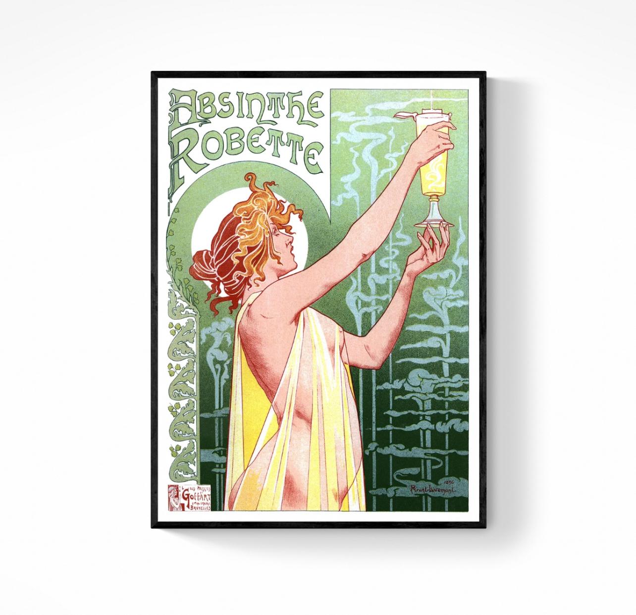 Affiche Absinthe Robette