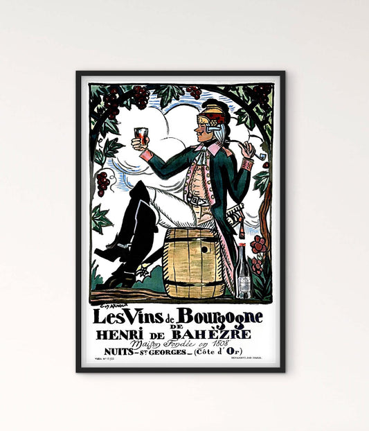 Affiche Vins de Bourgogne
