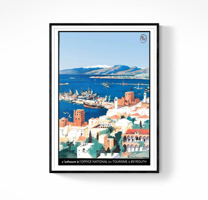 Affiche Beyrouth Liban PLM