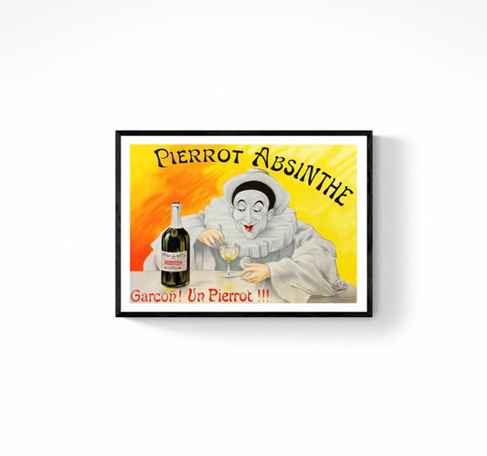 Affiche Absinthe Pierrot
