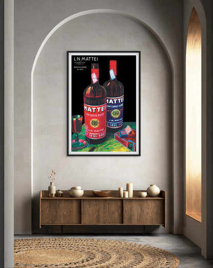 Affiche Mattei cap Corse