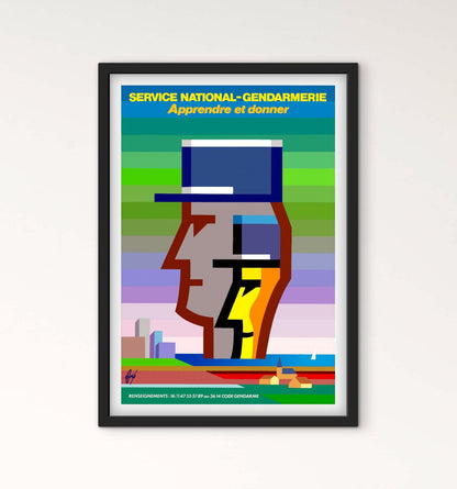 Affiche Gendarmerie service national