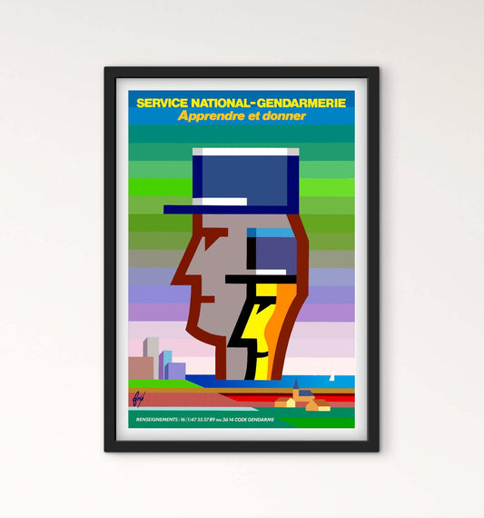 Affiche Gendarmerie service national