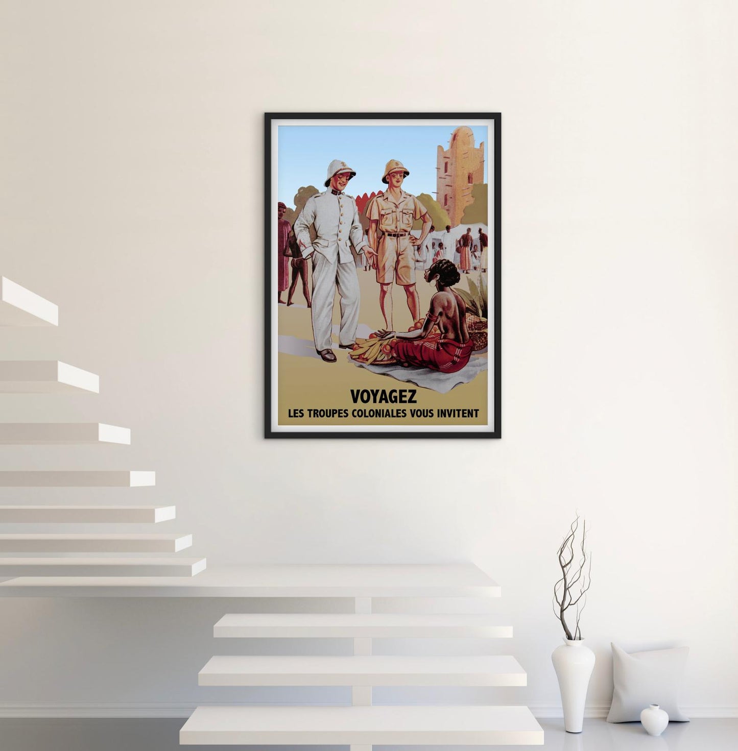 Affiche troupes Coloniales voyagez