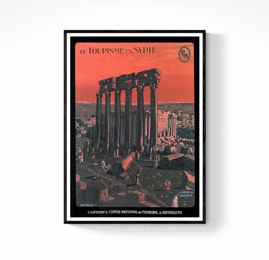 Affiche Syrie Beyrouth Liban PLM