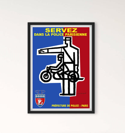 Affiche Police Paris recrutement