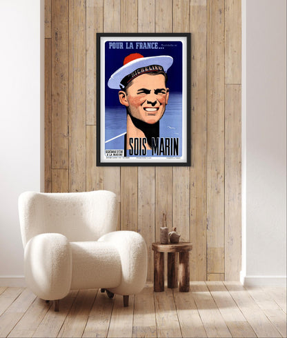 Affiche Marine Nationale sois marin recrutement