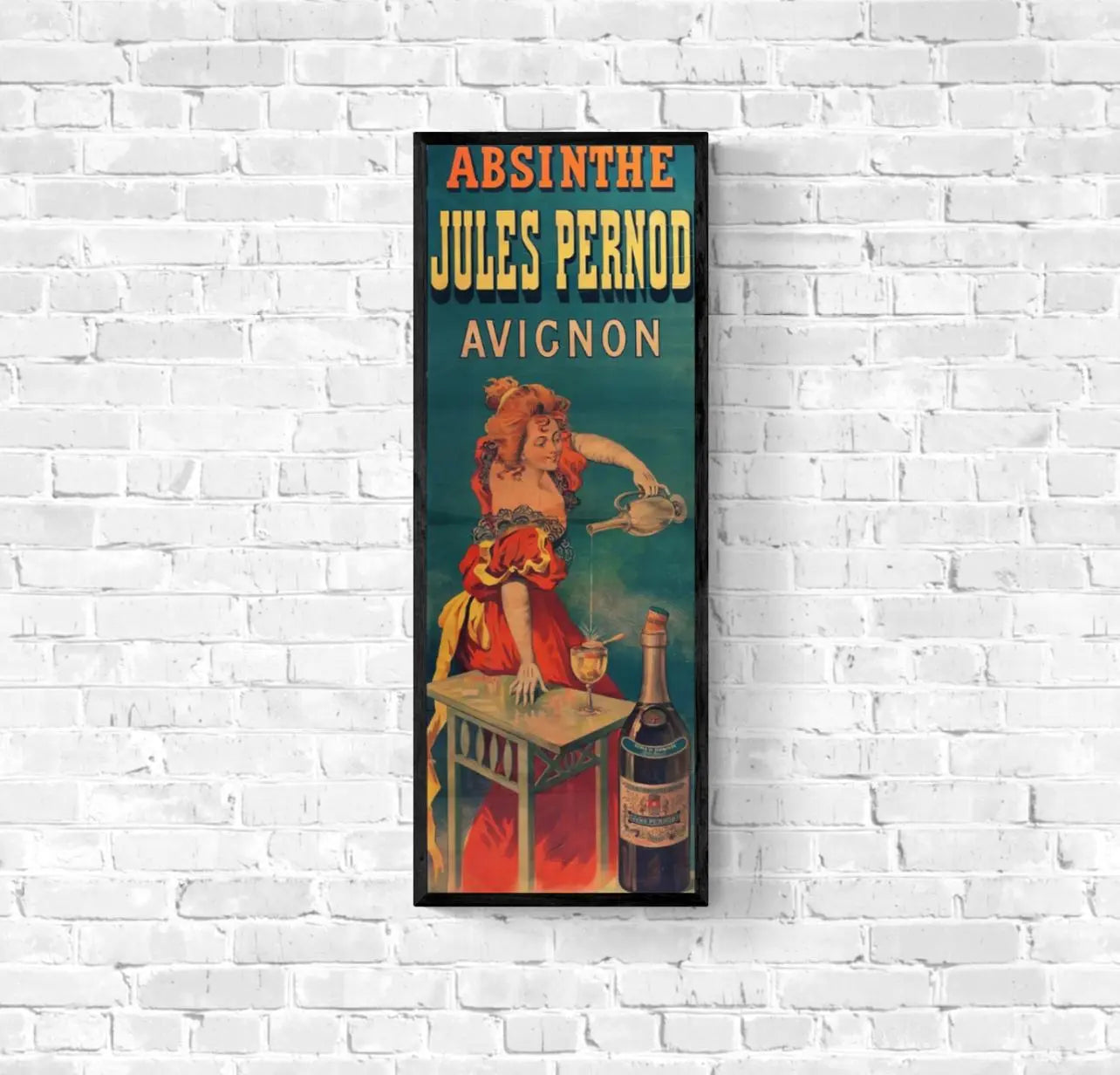 Affiche Absinthe Jules Pernod Avignon affichevintagefrance