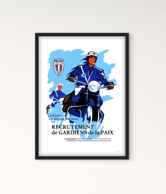 Affiche Police recrutement gardien de la paix