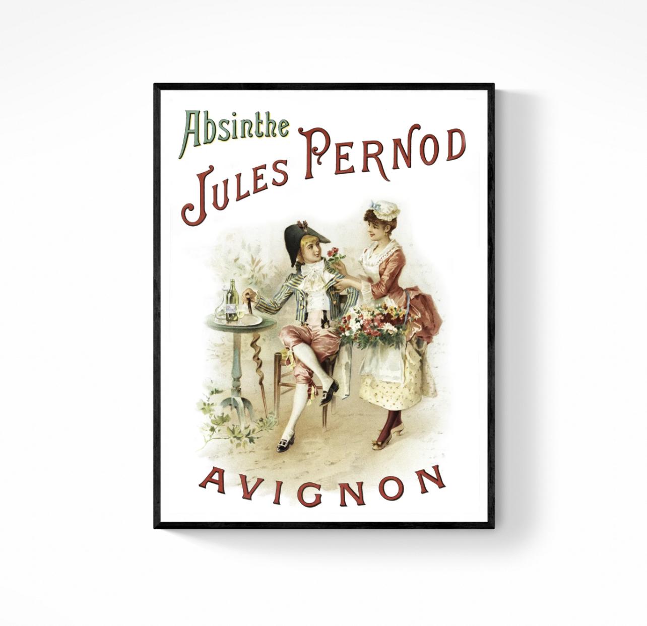 Affiche Absinthe Jules Pernod Avignon