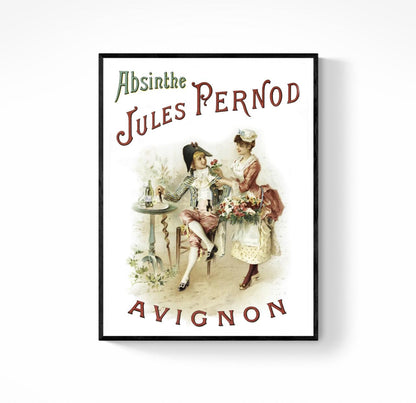 Affiche Absinthe Jules Pernod Avignon