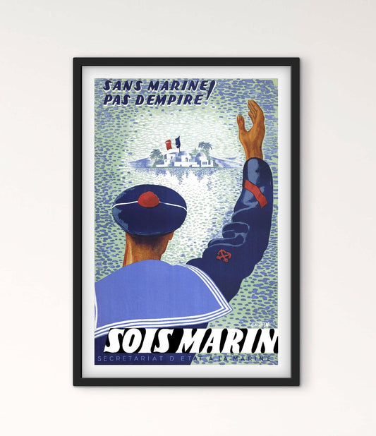 Affiche Marine Nationale sois marin