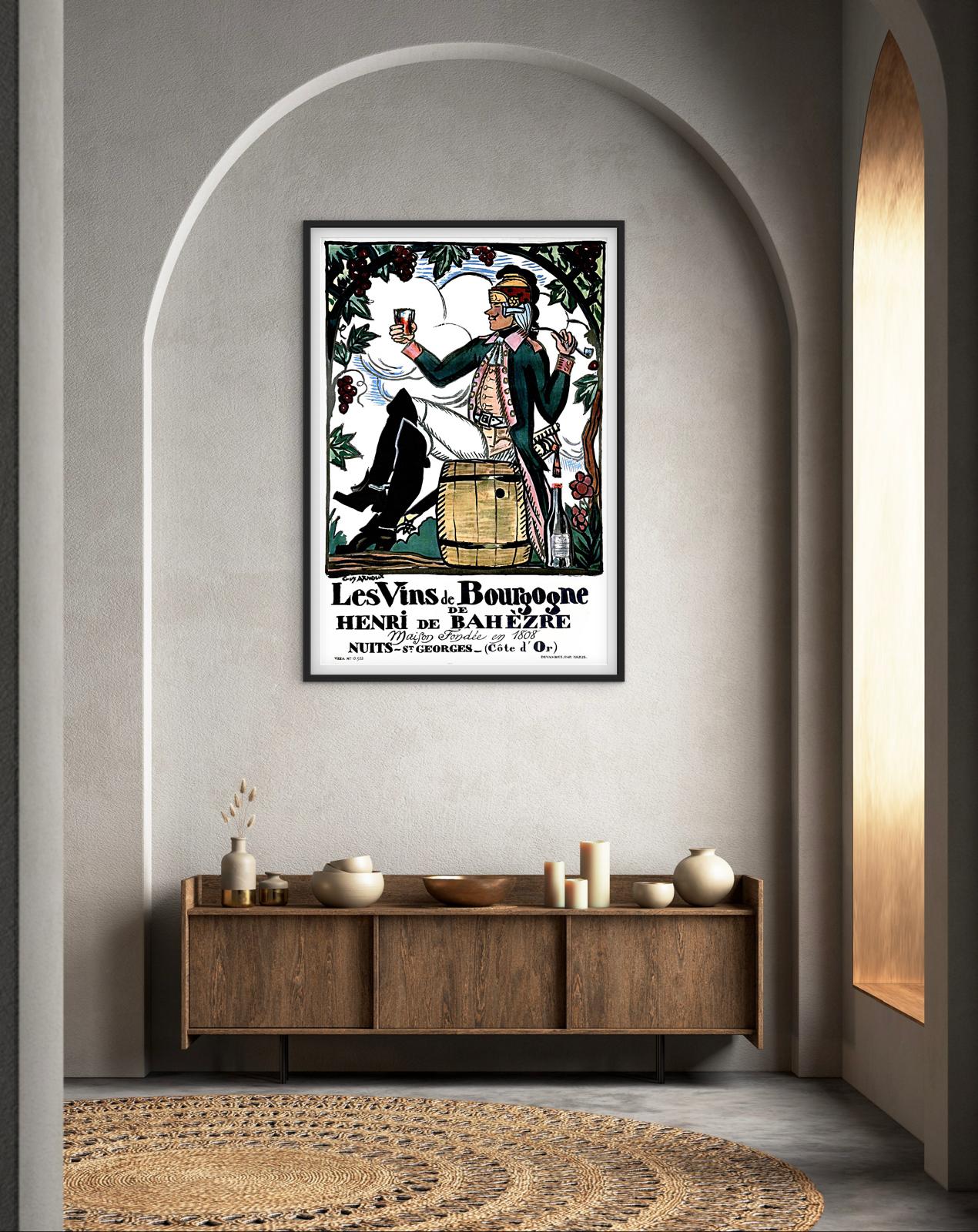 Affiche Vins de Bourgogne