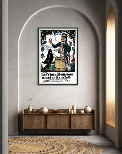 Affiche Vins de Bourgogne