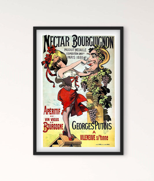 Affiche Vin de Bourgogne Georges Putois