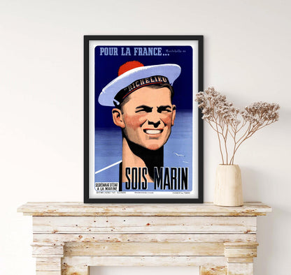 Affiche Marine Nationale sois marin recrutement