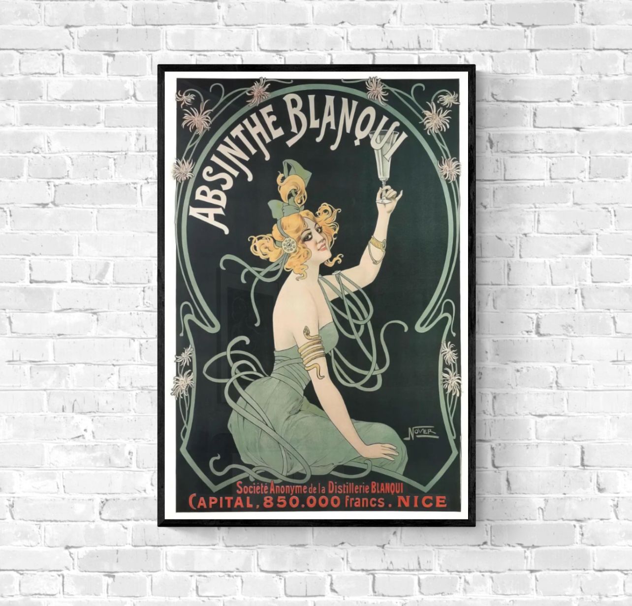 Affiche Absinthe Blanqui Nice