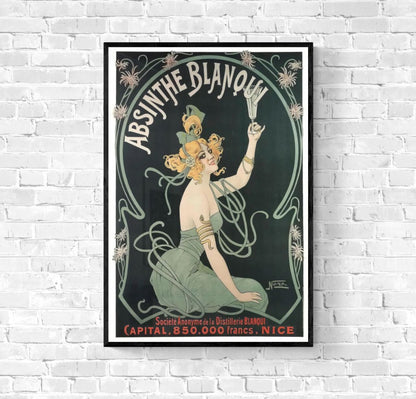 Affiche Absinthe Blanqui Nice