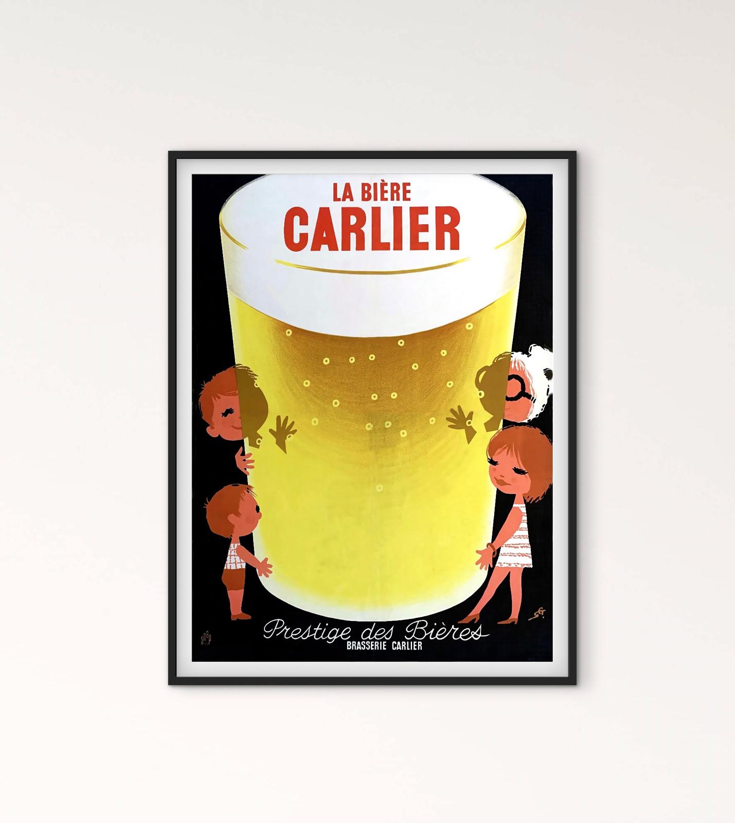 Affiche Bière Carlier