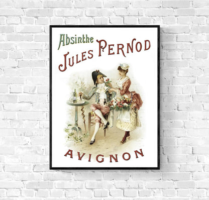Affiche Absinthe Jules Pernod Avignon