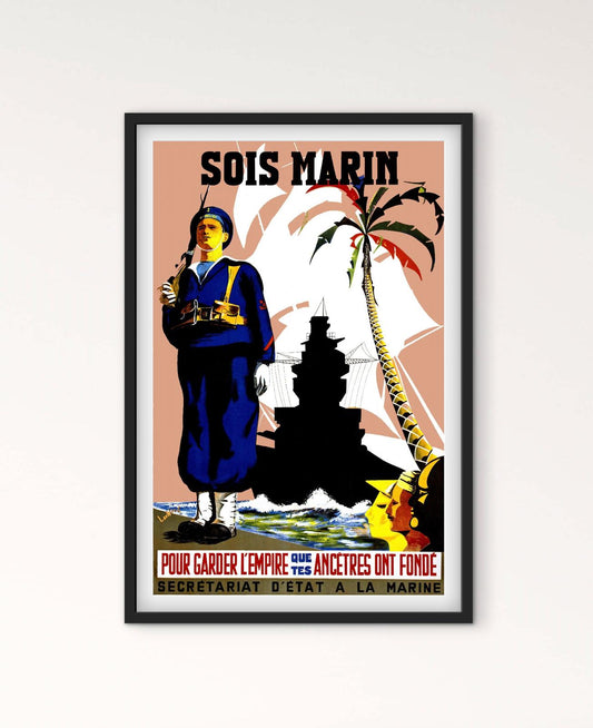 Affiche Marine Nationale sois marin