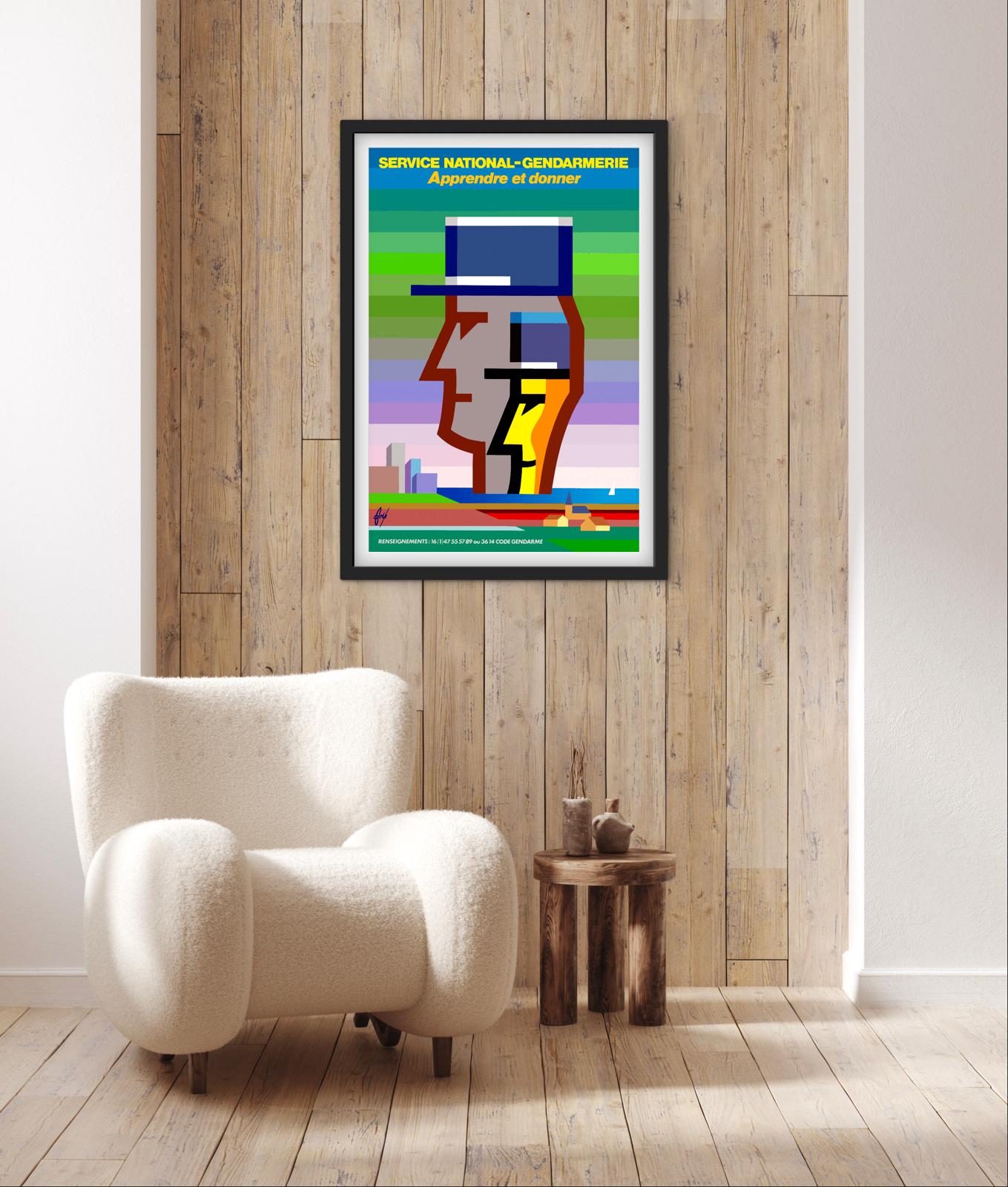 Affiche Gendarmerie service national