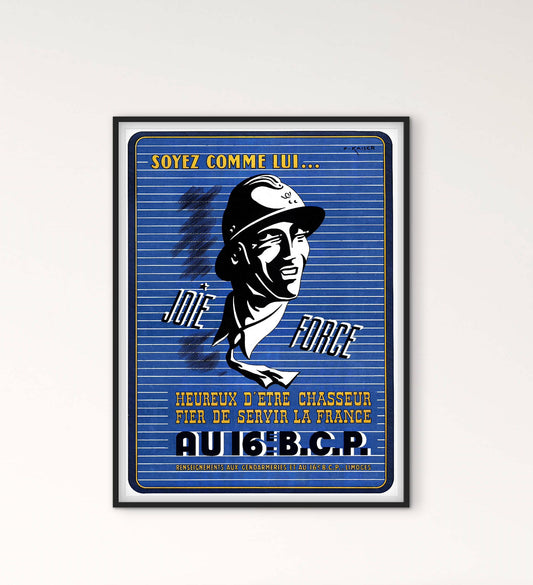 Affiche 16e bataillon de chasseurs à pied