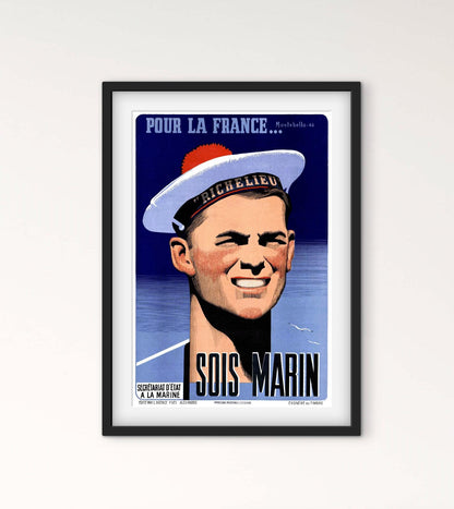 Affiche Marine Nationale sois marin recrutement