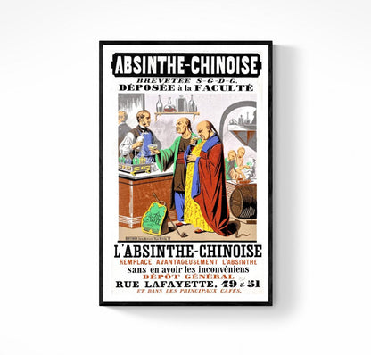Affiche Absinthe Chinoise