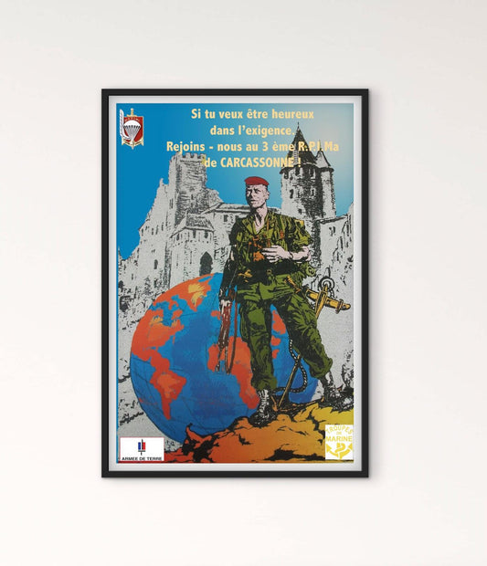 Affiche Carcassonne 3e R.P.I.Ma