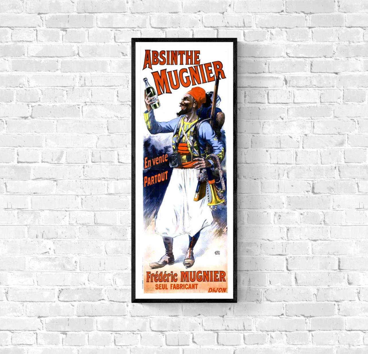 Affiche Absinthe Mugnier Dijon